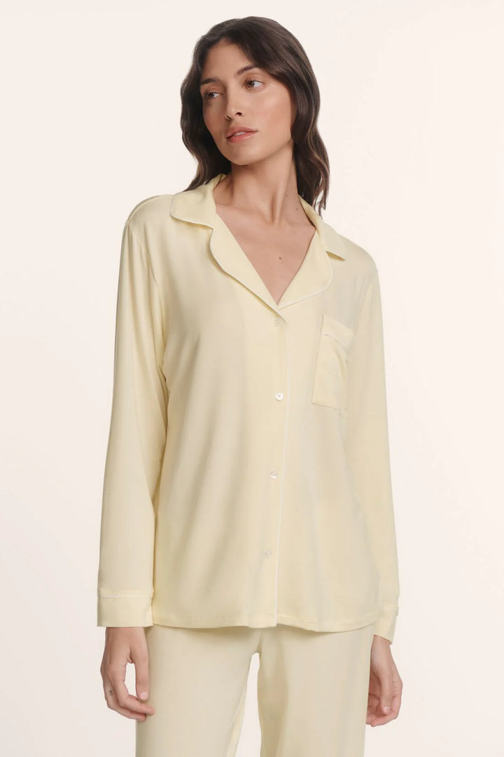 GISELE LONG PJ SET (BUTTERCREAM/IVORY) - EBERJEY