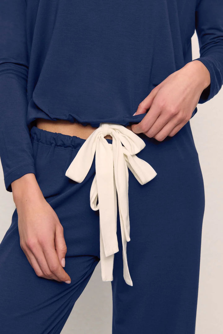 GISELE SLOUCHY SET (NAVY/IVORY) - EBERJEY