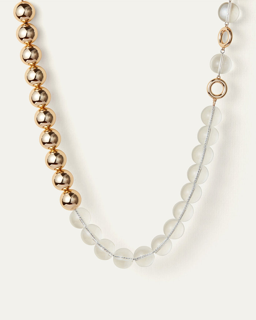 LYRA NECKLACE (GOLD/CLEAR) - JENNY BIRD