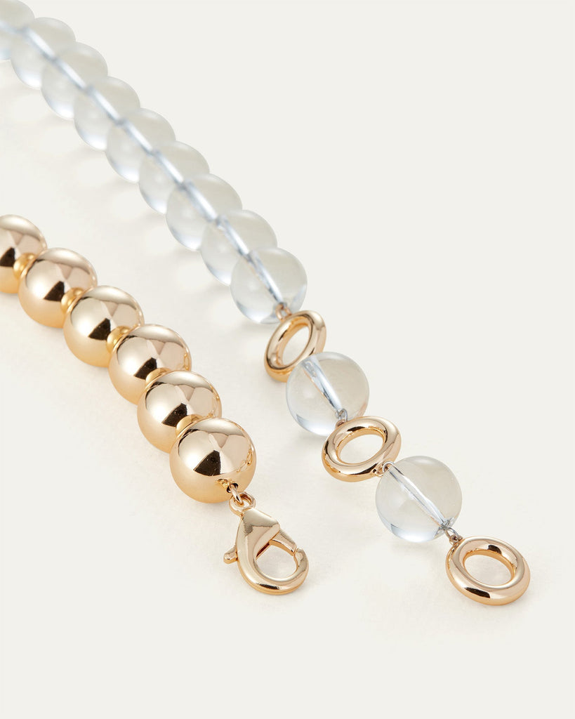 LYRA NECKLACE (GOLD/CLEAR) - JENNY BIRD