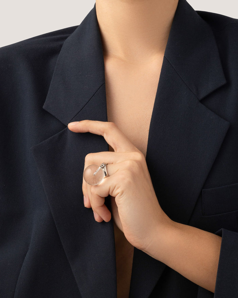 LYRA RING (RHODIUM) - JENNY BIRD