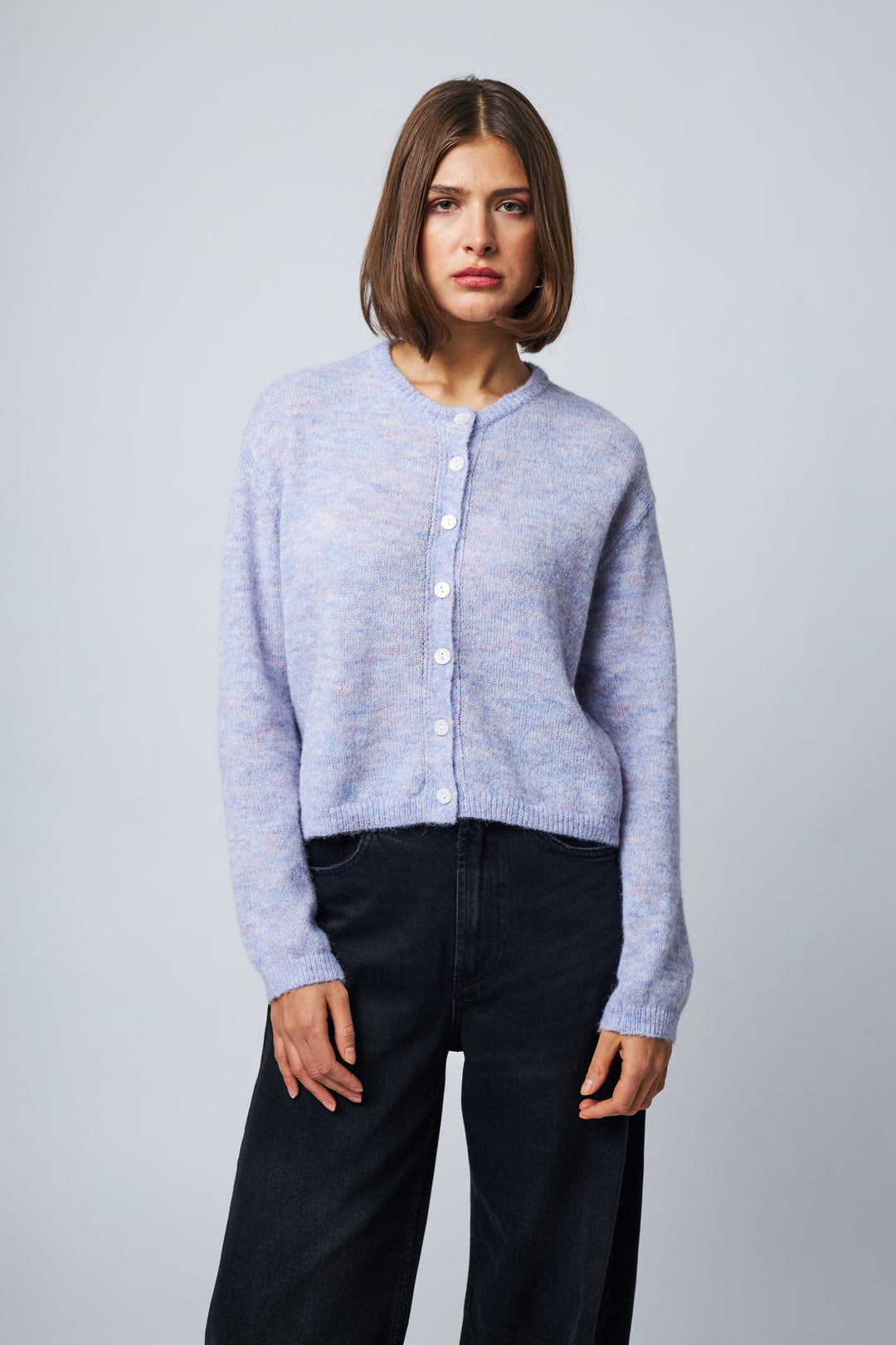 MAEVE CARDIGAN (LAVENDER MIST) - LINE