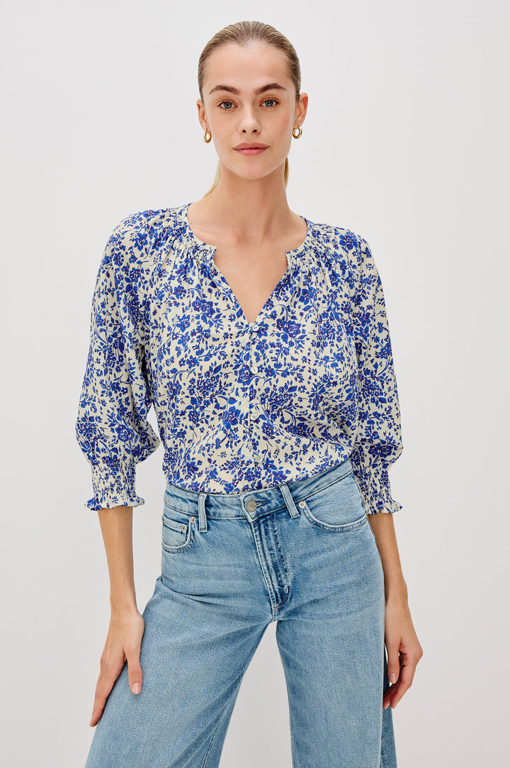 MARIAH BLOUSE (BLUE) - RAILS
