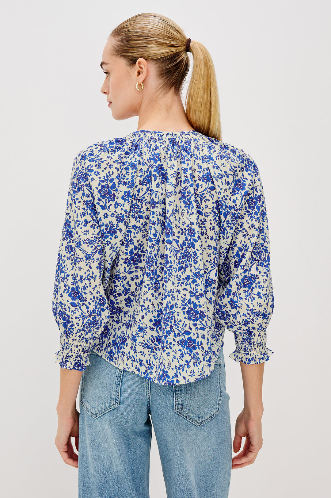 MARIAH BLOUSE (BLUE) - RAILS