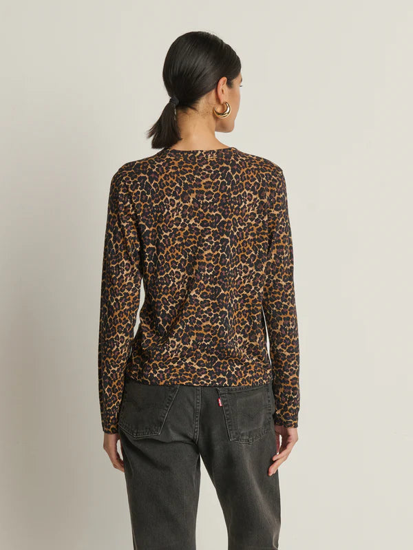 MARION TWIST FRONT TEE (WINTER LEOPARD) - NATION