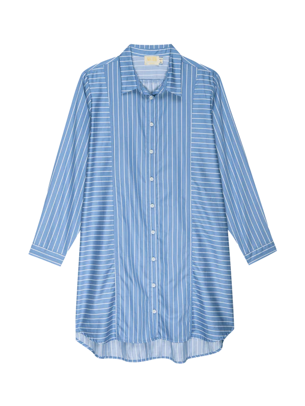 MARNI OVERSIZED BUTTON UP MINI DRESS - NATION