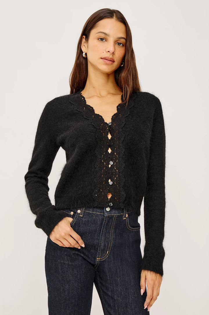MER CARDIGAN (BLACK) - RAILS