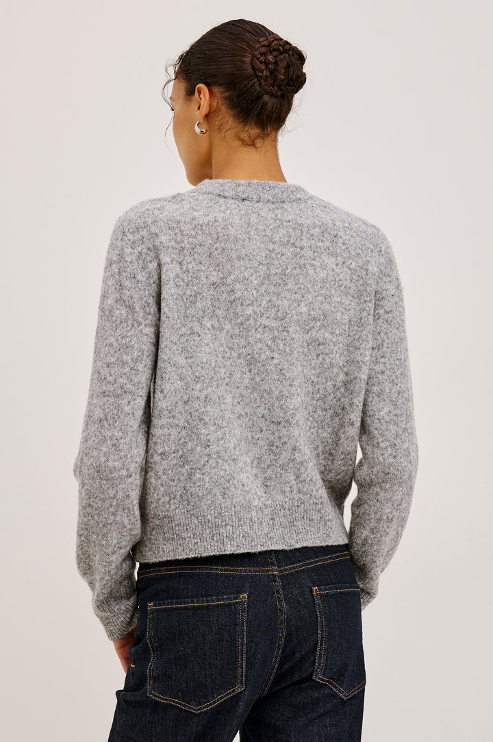 MILLIE CARDIGAN (GREY FLORA) - RAILS