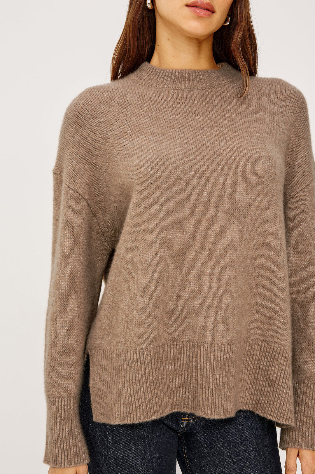 MIRANDA SWEATER WITH RIBBED DETAILING - RAILS