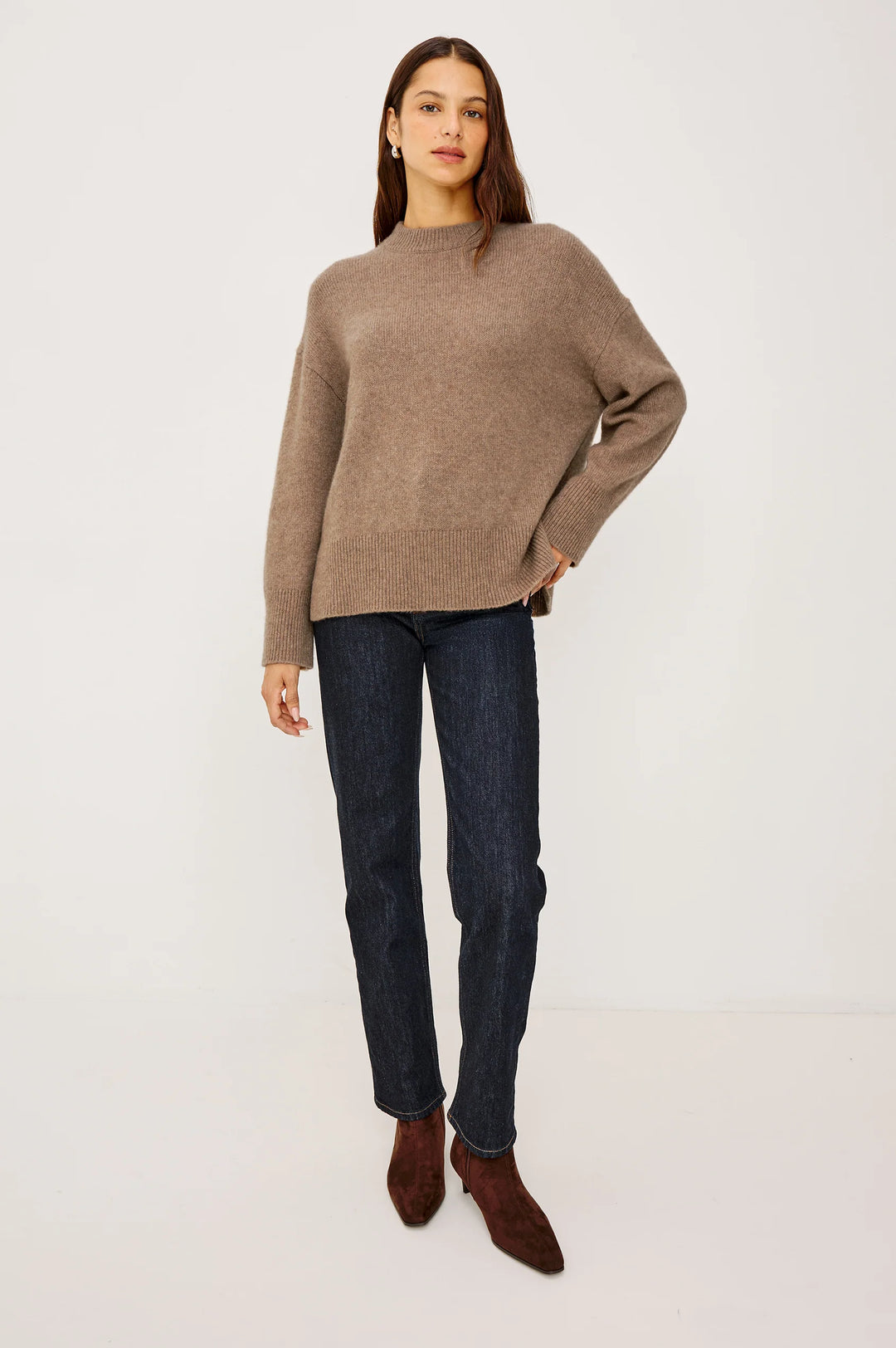 MIRANDA SWEATER WITH RIBBED DETAILING - RAILS