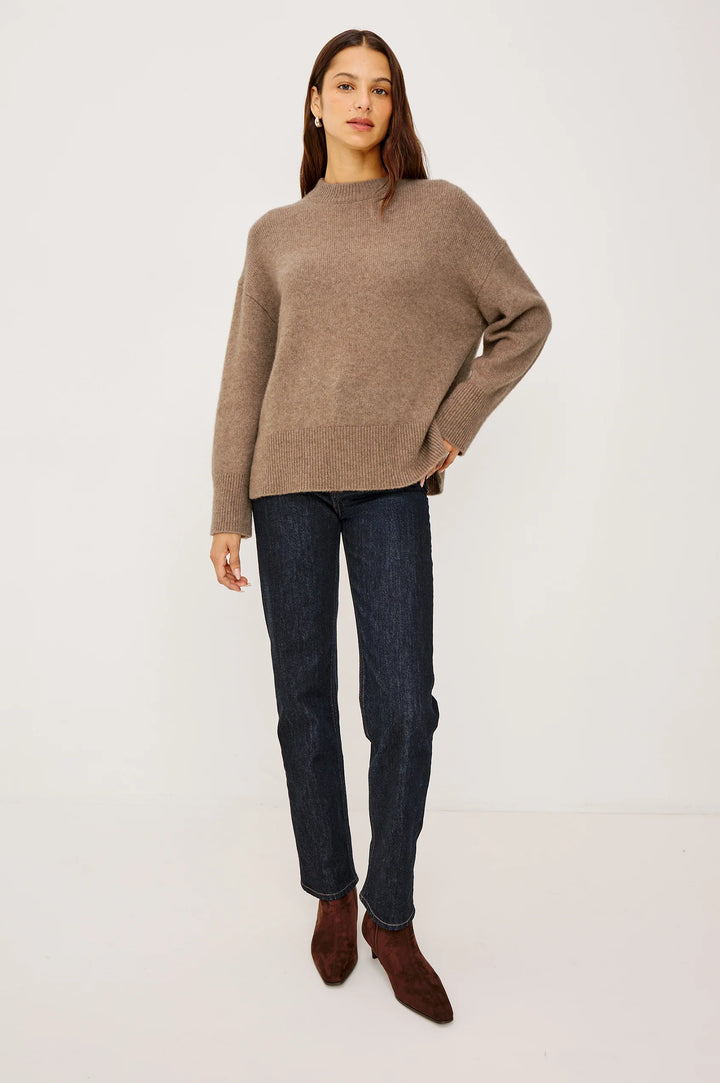 MIRANDA SWEATER WITH RIBBED DETAILING - RAILS