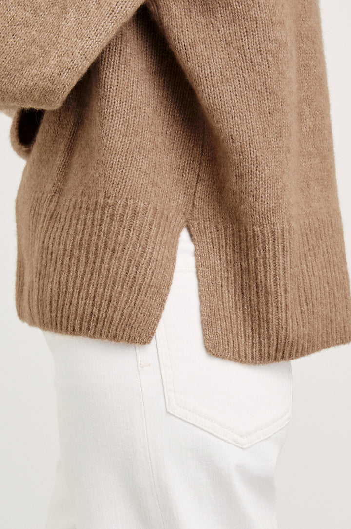 MIRANDA CASHMERE SWEATER (OATMEAL) - RAILS