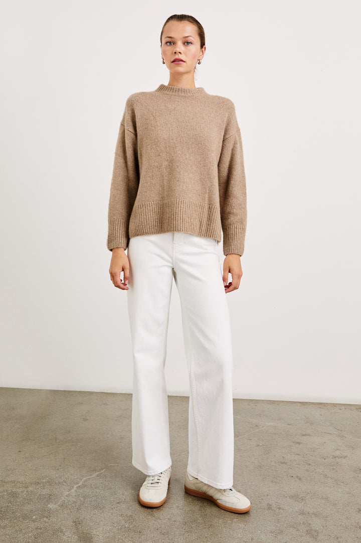 MIRANDA CASHMERE SWEATER (OATMEAL) - RAILS