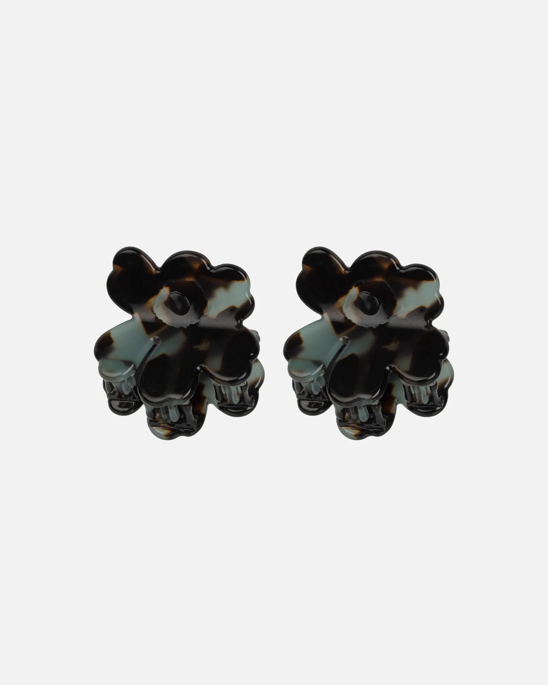 NANO UNIKKO HAIR CLIP SET OF TWO (GREY) - MARIMEKKO