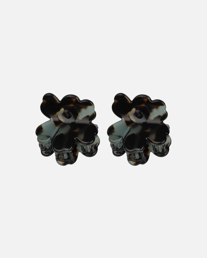 NANO UNIKKO HAIR CLIP SET OF TWO (GREY) - MARIMEKKO