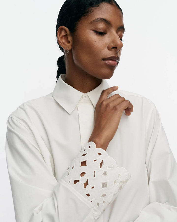 ETEVYYS KEIDAS BLOUSE (OFF-WHITE) - MARIMEKKO