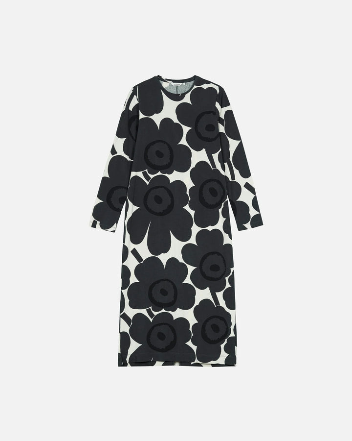 LUONTI UNIKKO DRESS (OFF-WHITE/DARK GREY/BLACK) - MARIMEKKO