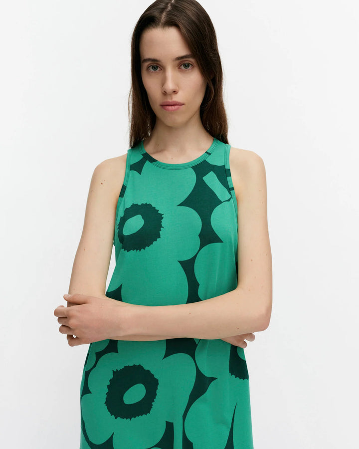 ERILAINEN UNIKKO DRESS (GREEN/DARK GREEN) - MARIMEKKO