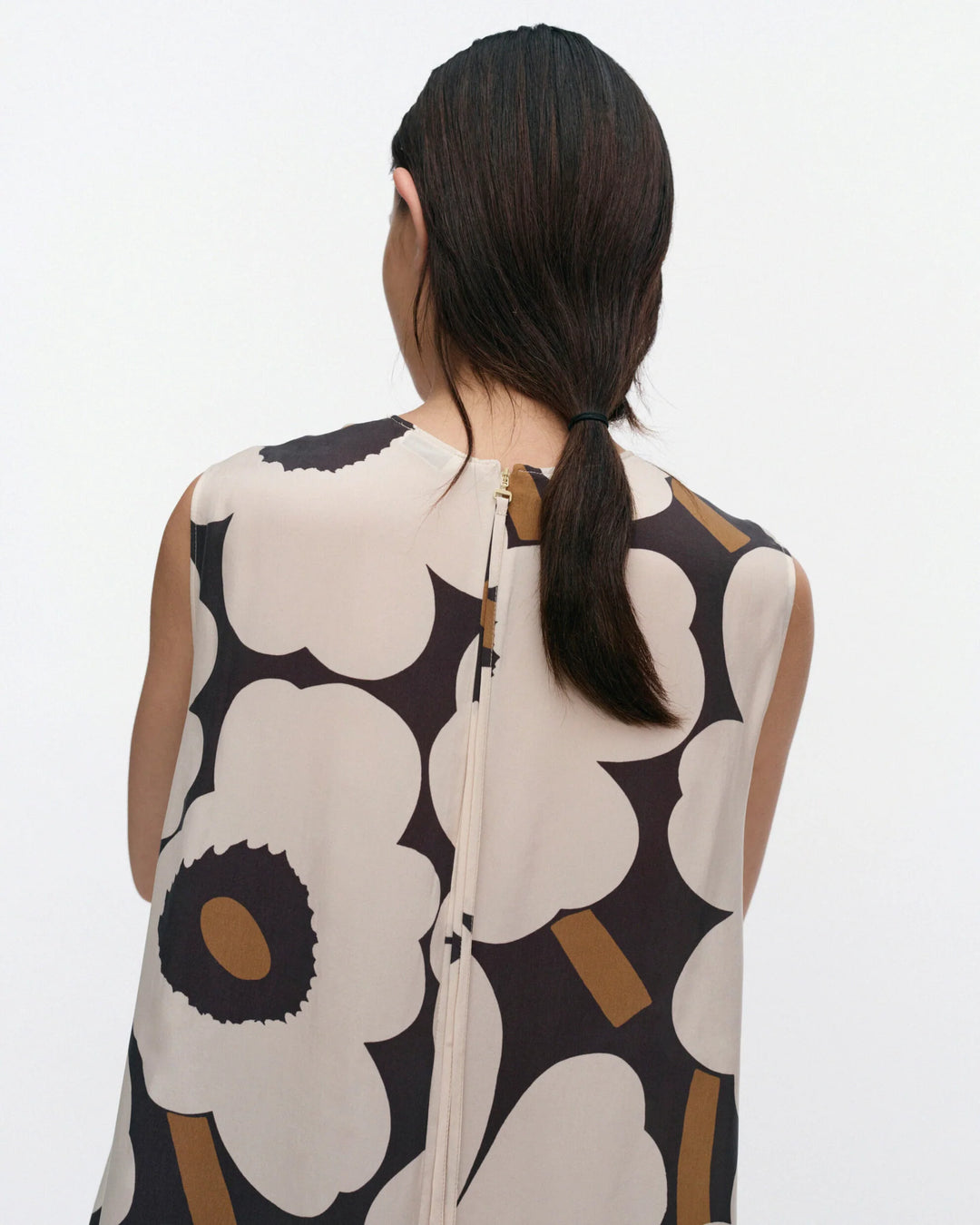 MIGOT UNIKKO DRESS (LIGHT BEIGE, BLACK, BROWN) - MARIMEKKO