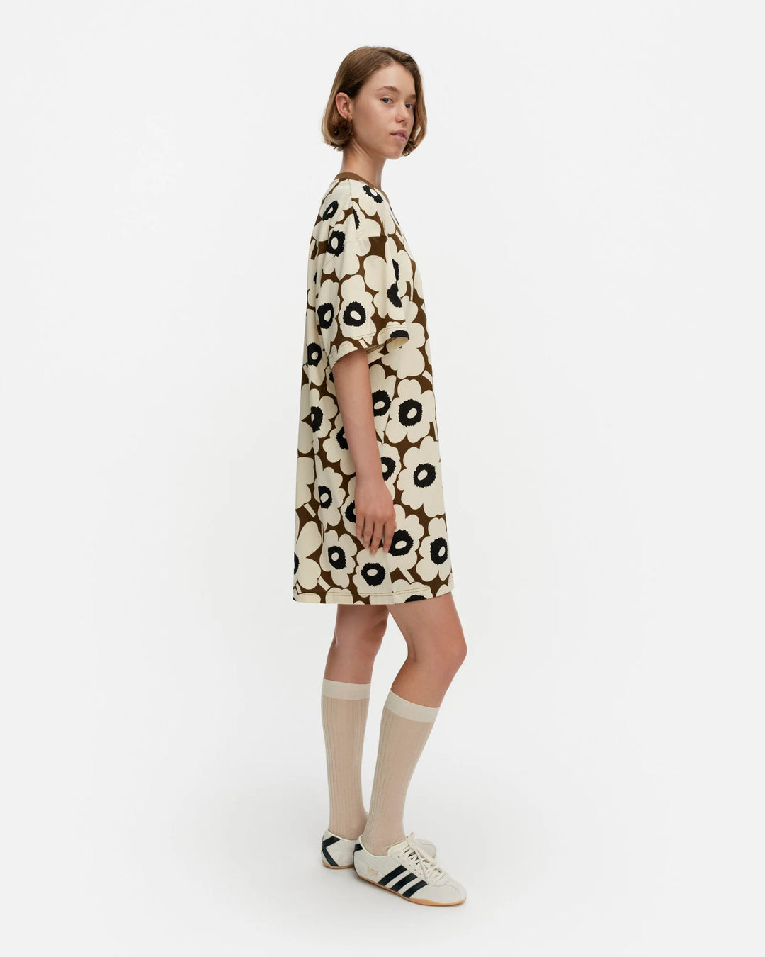 PALIKKA UNIKKO TUNIC (BEIGE/BROWN/BLACK) - MARIMEKKO