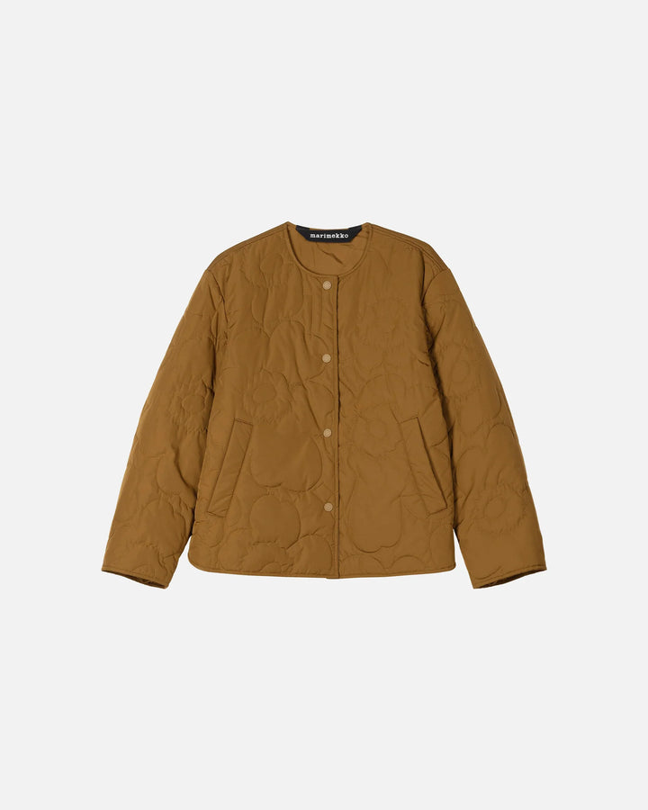 KAPSELI PIIRTO UNIKKO PADDED JACKET (BROWN) - MARIMEKKO
