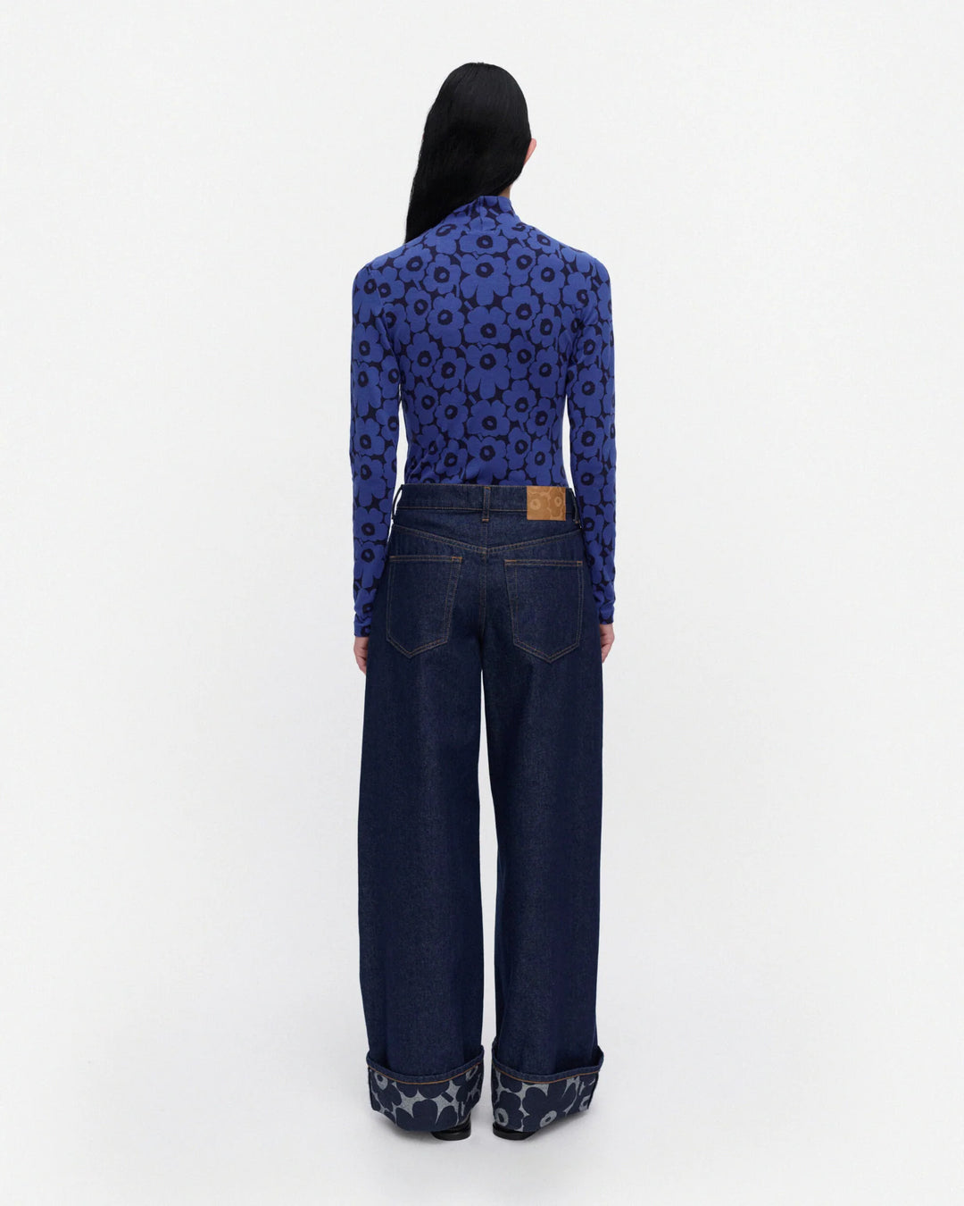 JAKALA UNIKKO TURTLENECK SHIRT (BLUE/DARK BLUE) - MARIMEKKO