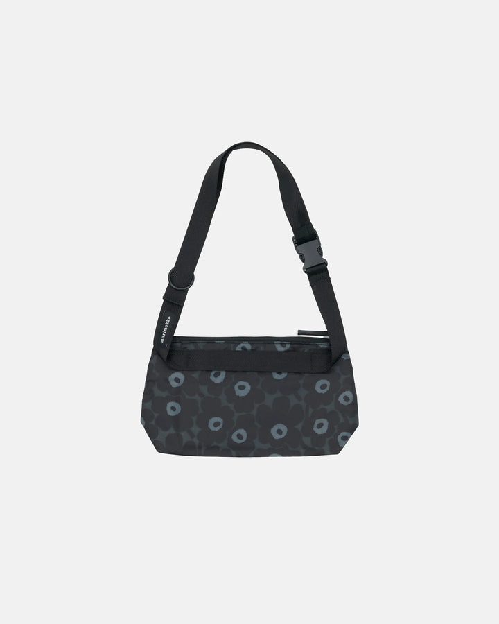 NEAT CROSSBODY UNIKKO S BAG (BLACK/DARK GREY) - MARIMEKKO