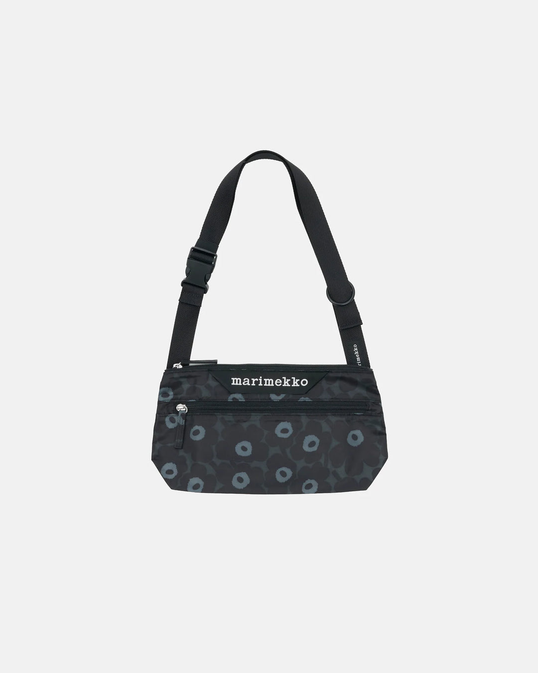 NEAT CROSSBODY UNIKKO S BAG (BLACK/DARK GREY) - MARIMEKKO