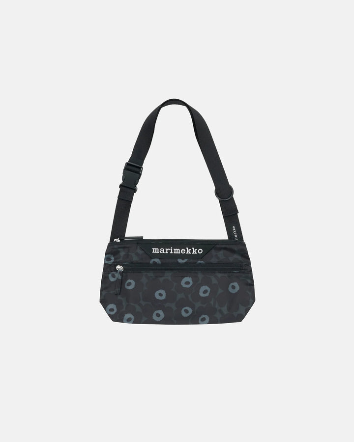 NEAT CROSSBODY UNIKKO S BAG (BLACK/DARK GREY) - MARIMEKKO