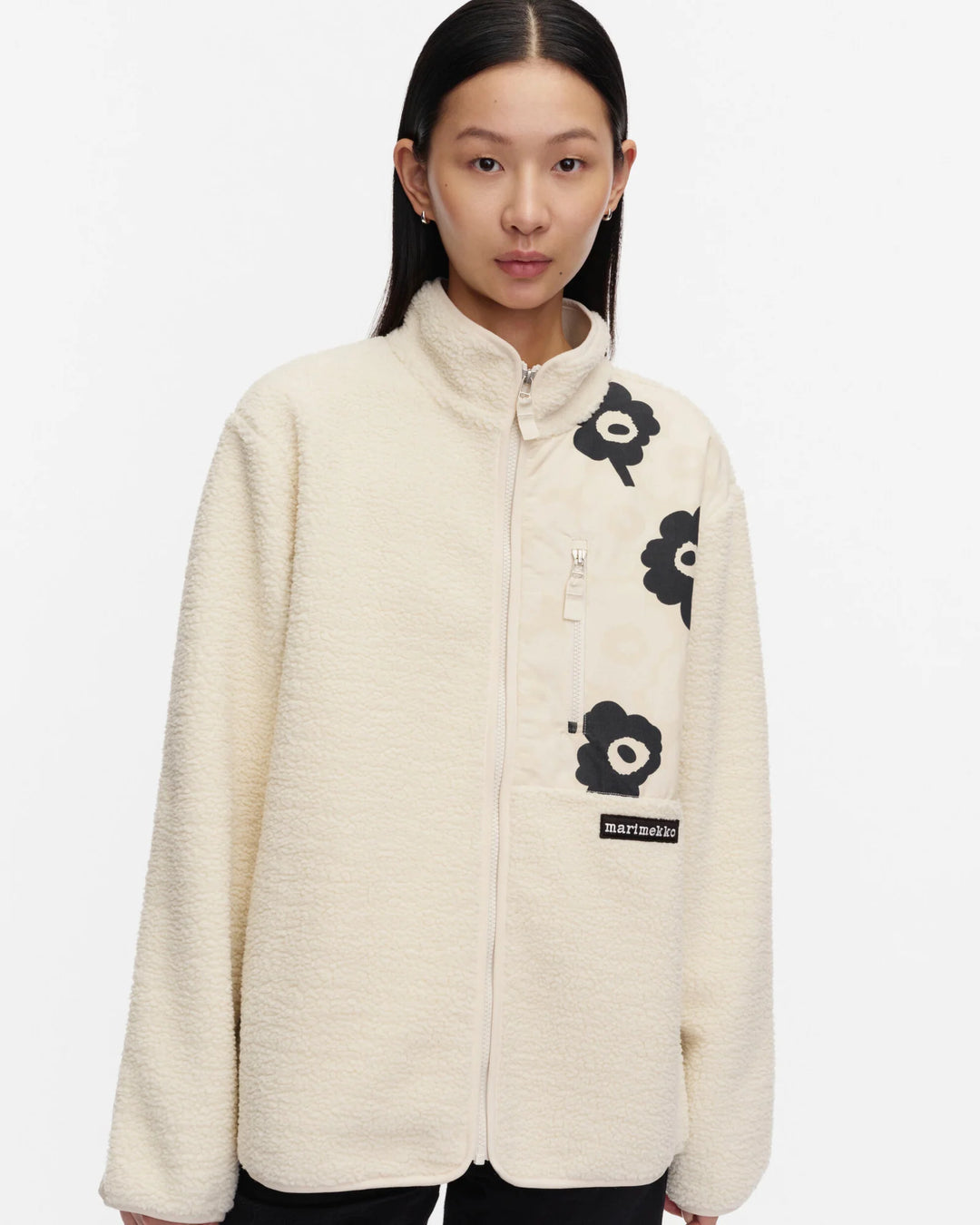 VAELLUS MINI UNIKKO KIOSKI COAT (OFF WHITE/BLACK) - MARIMEKKO