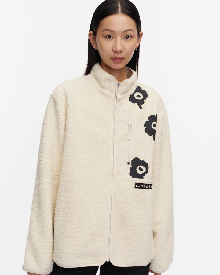 VAELLUS MINI UNIKKO KIOSKI COAT (OFF WHITE/BLACK) - MARIMEKKO