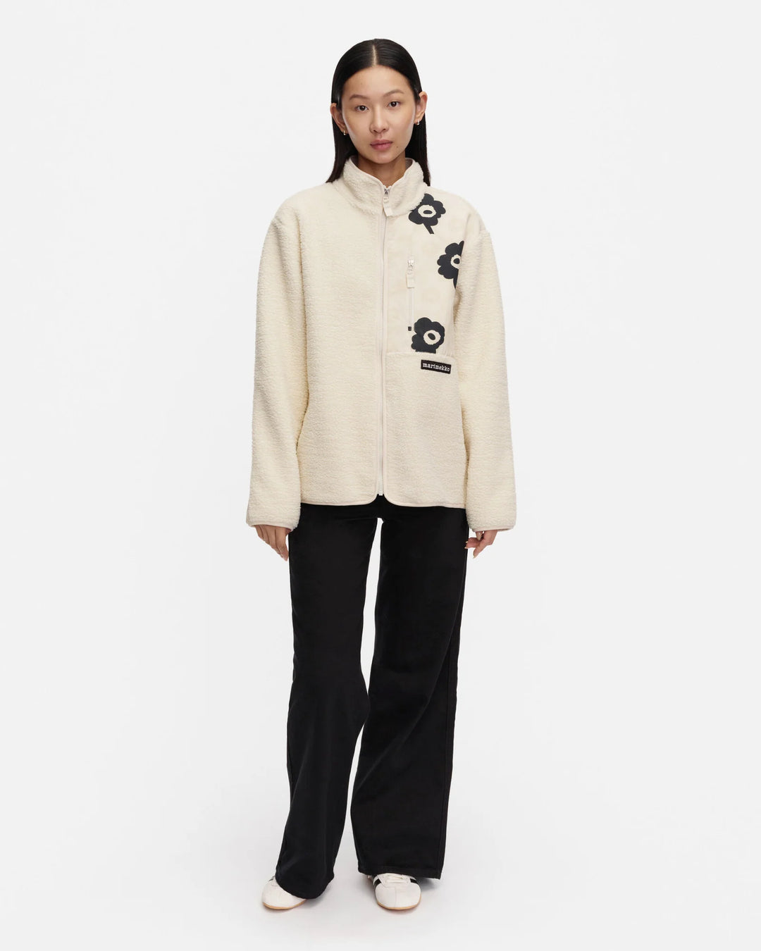 VAELLUS MINI UNIKKO KIOSKI COAT (OFF WHITE/BLACK) - MARIMEKKO