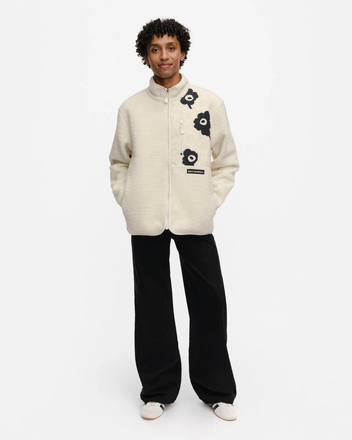 VAELLUS MINI UNIKKO KIOSKI COAT (OFF WHITE/BLACK) - MARIMEKKO