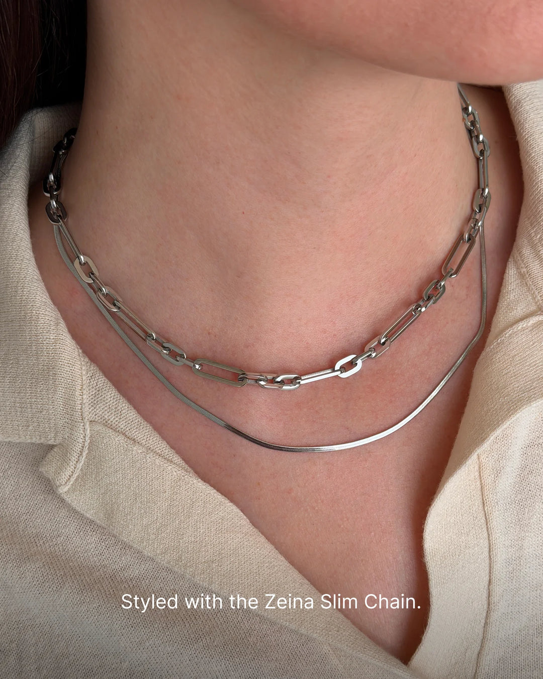 MERCER CHAIN (SILVER) - JENNY BIRD