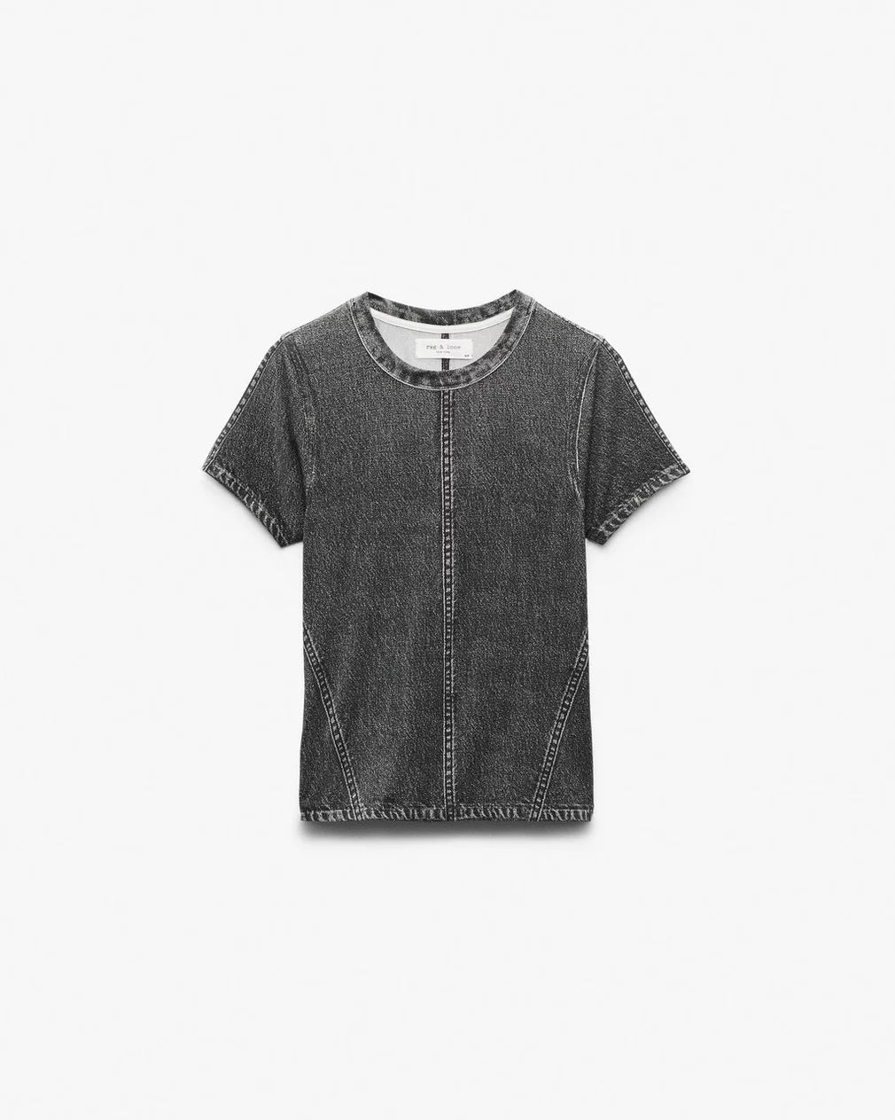 MIRAMAR JERSEY BABY TEE (WASHED BLACK) - RAG & BONE