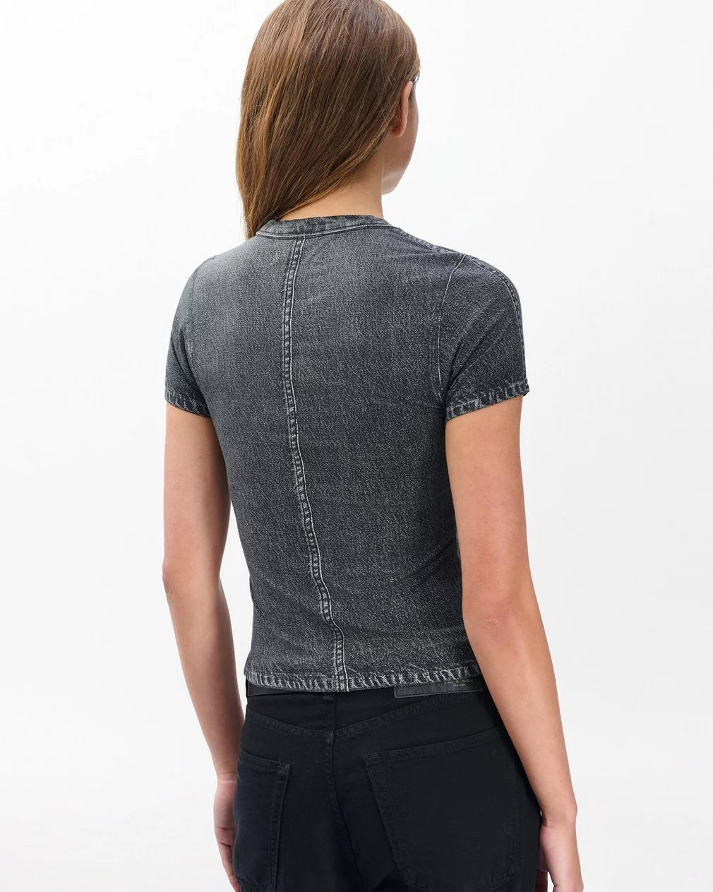 MIRAMAR JERSEY BABY TEE (WASHED BLACK) - RAG & BONE