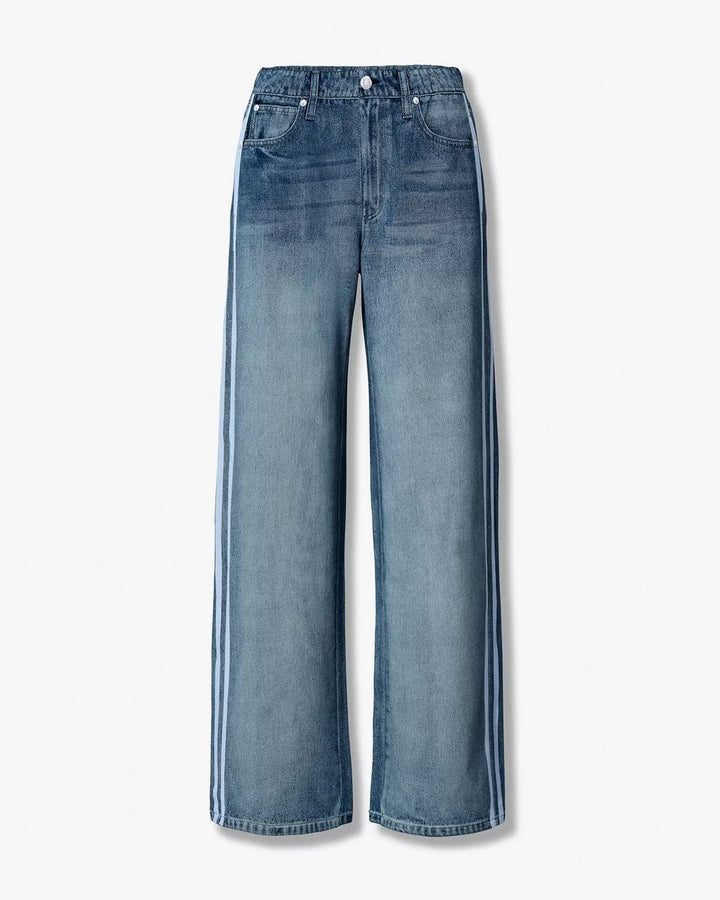 MIRAMAR TERRY TRACK PANT W/ STRIPE - RAG & BONE