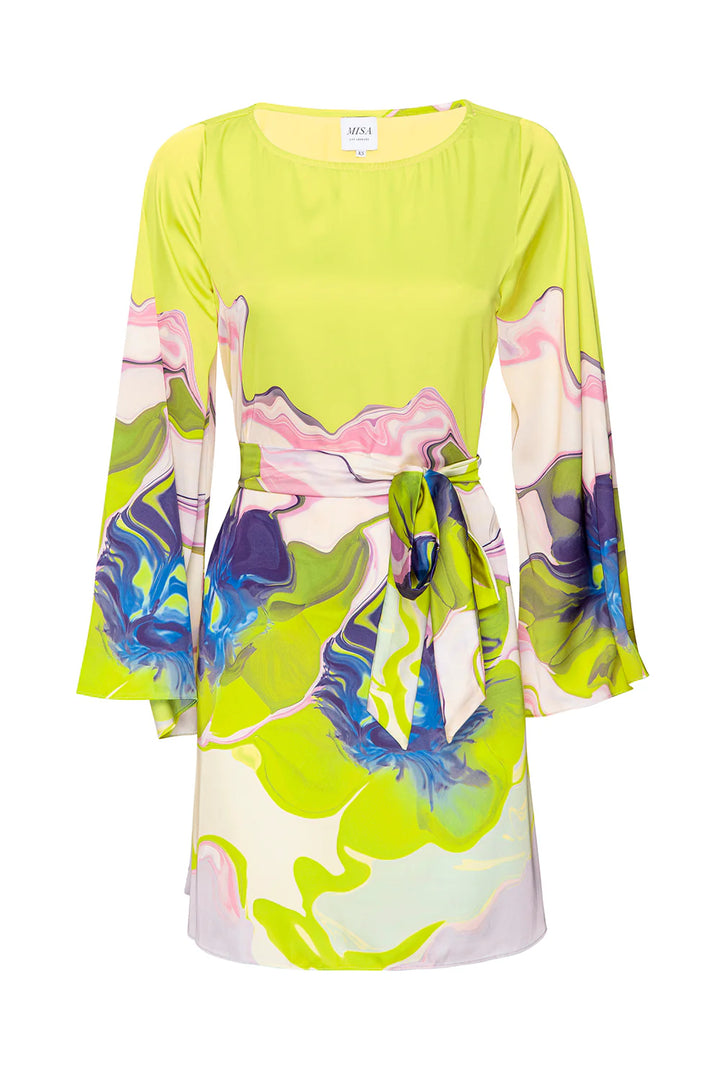 TWIGGY DRESS (MARBLE FLORA) - MISA