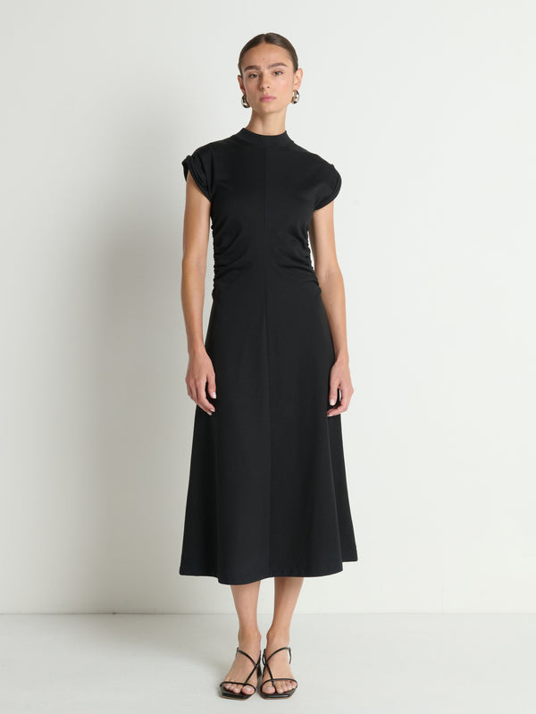 NEVA DRESS (JET BLACK) - NATION