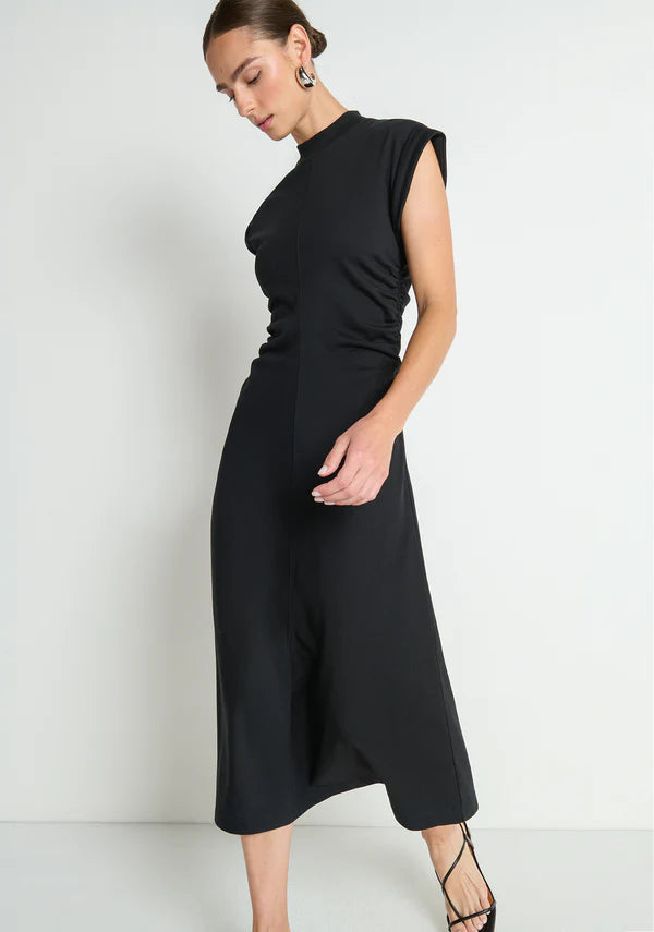 NEVA DRESS (JET BLACK) - NATION