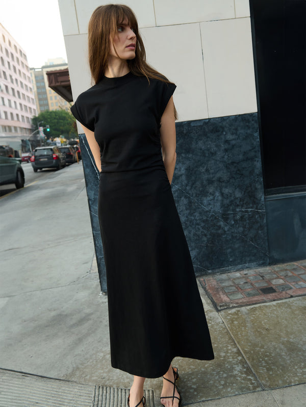 NEVA DRESS (JET BLACK) - NATION