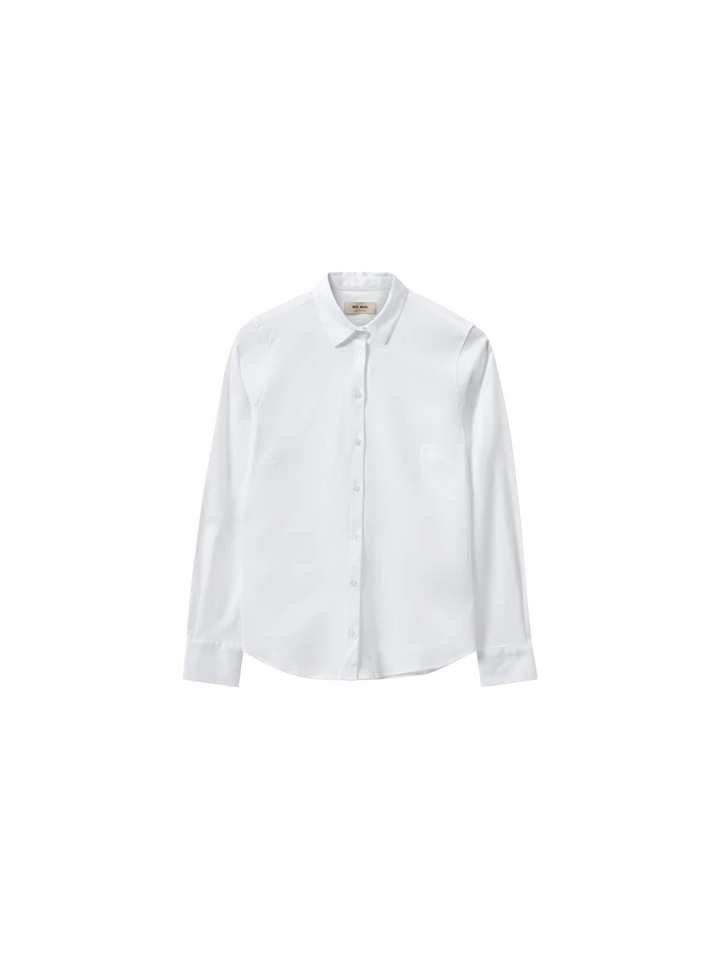 TINA JERSEY SHIRT (WHITE) - MOS MOSH