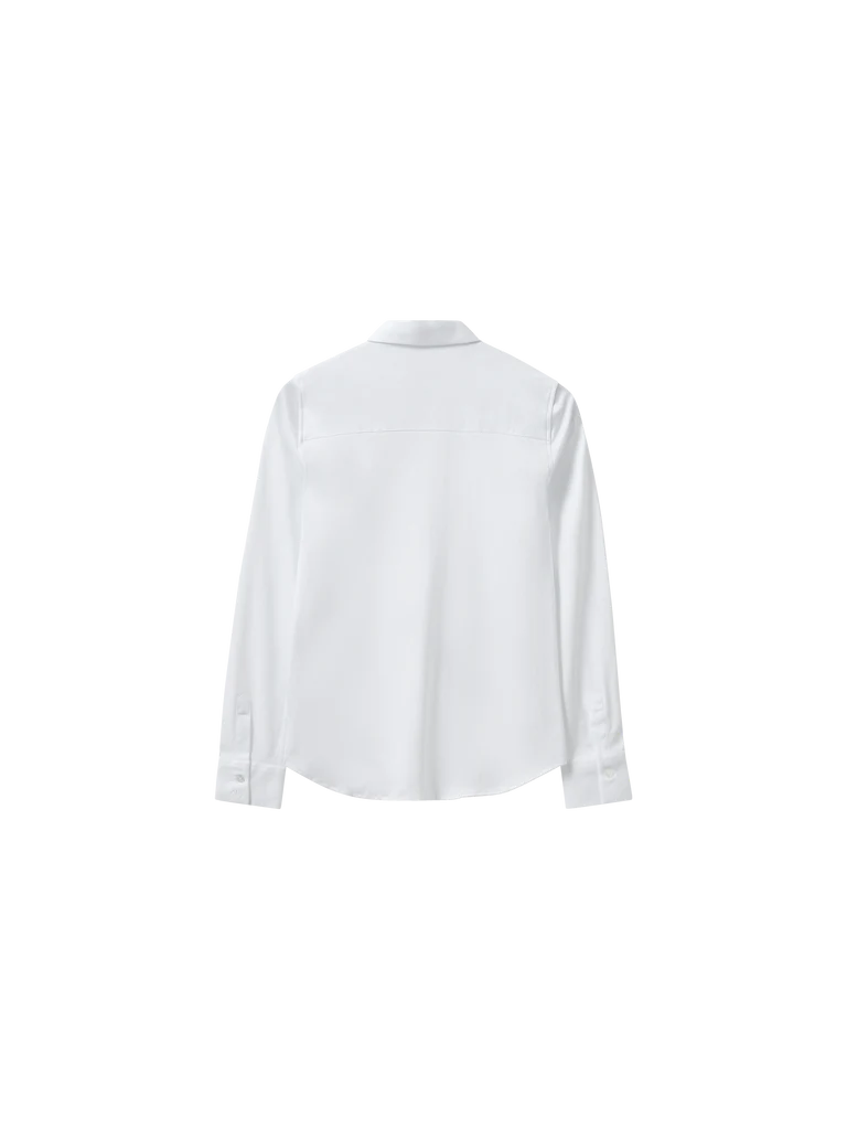 TINA JERSEY SHIRT (WHITE) - MOS MOSH