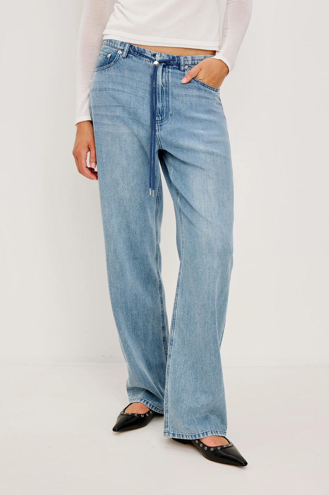 NORMANDIE PANT (ANTIQUE BLUE) - RAILS