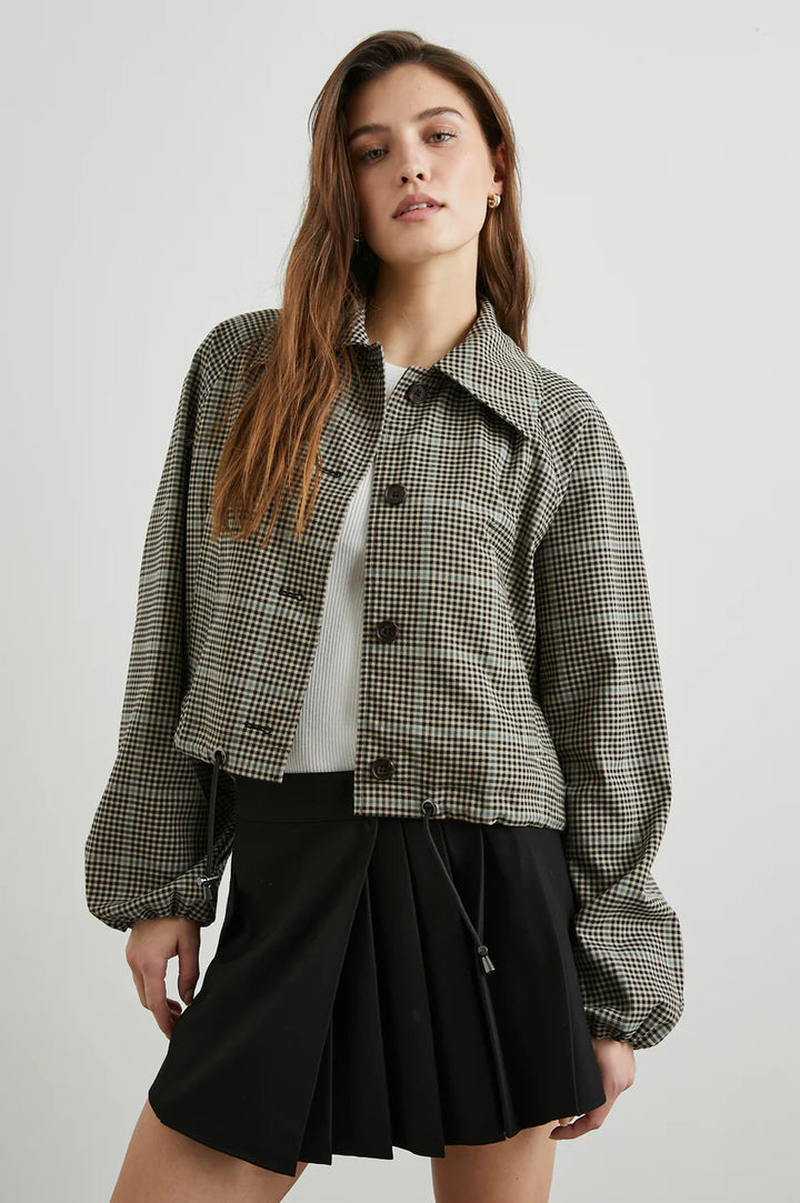NORTH TEAL CHECK JACKET - RAILS