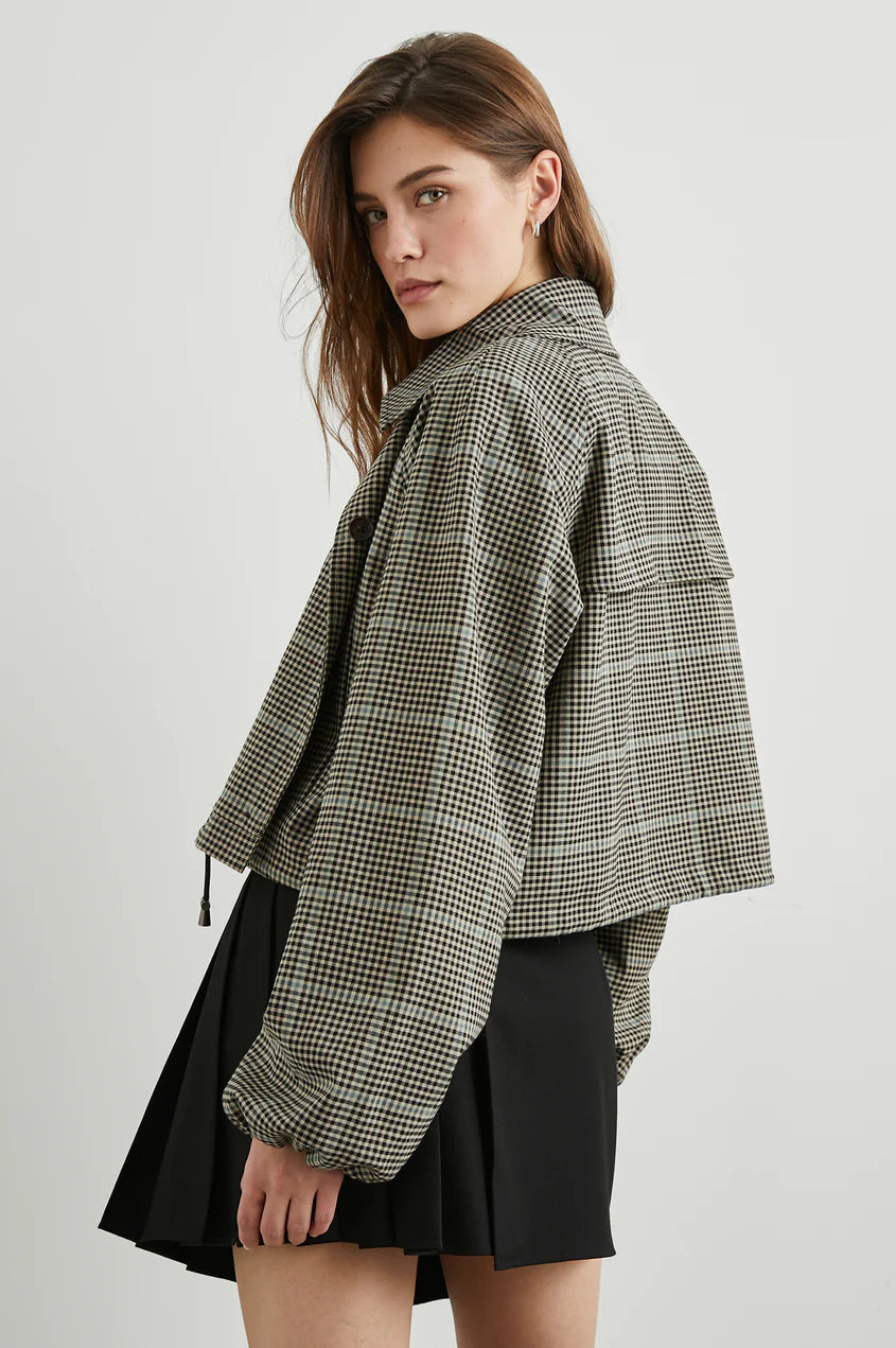 NORTH TEAL CHECK JACKET - RAILS