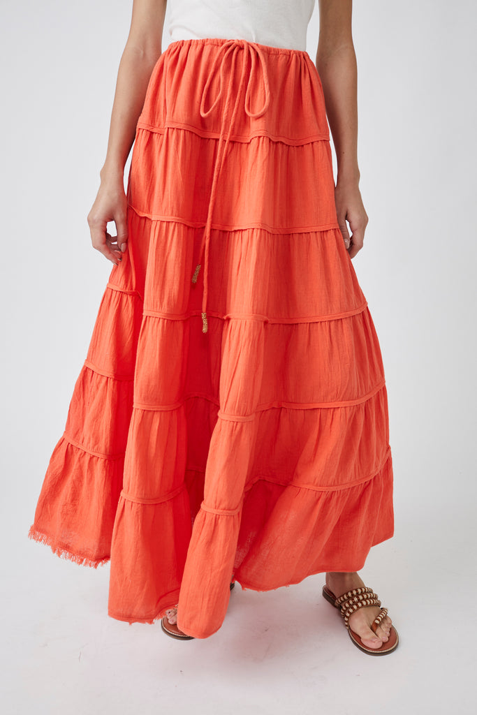SIMPLY SMITTEN MAXI SKIRT - FREE PEOPLE