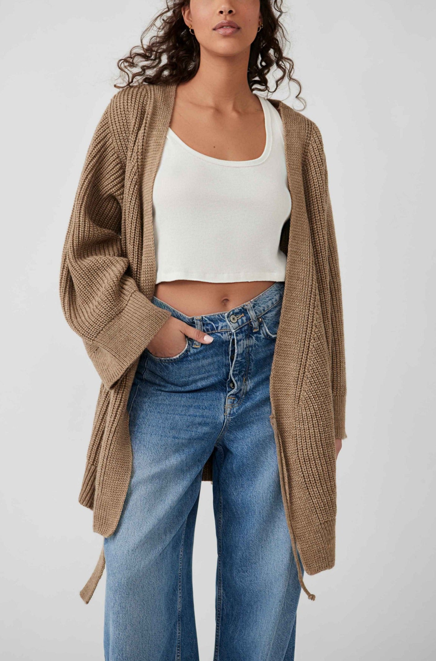 Free people cozy deals up cardigan