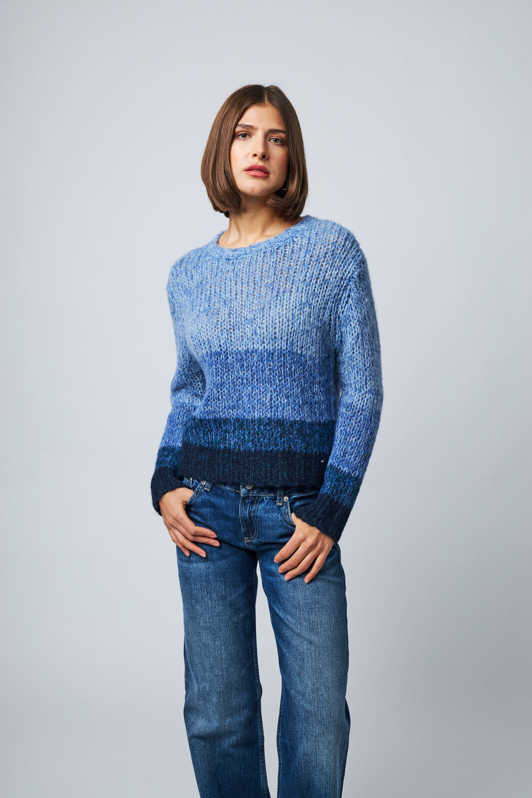 OPAL OMBRE SWEATER (EVENING OCEAN) - LINE