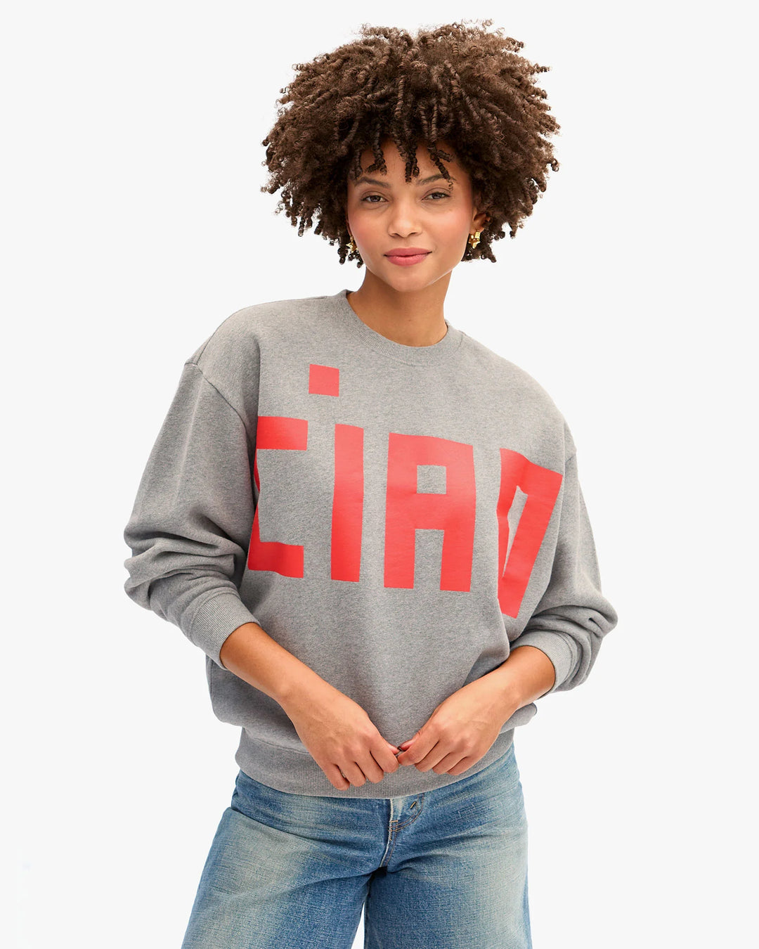 GRAND BLOCK CIAO SWEATSHIRT - CLARE V.